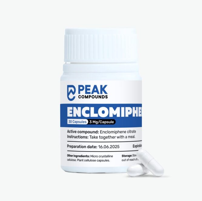 Enclomiphine - 30 Capsules